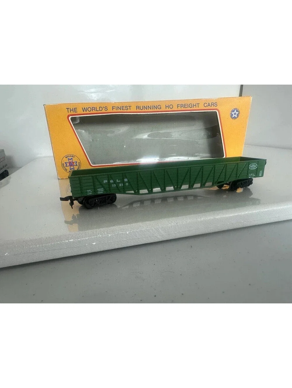 Vintage Roco HO Scale P&LE NYC 43210 Gondola Train Car Mehano Austria Boxed
